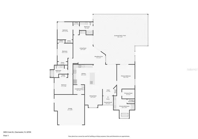 46th image of 3093 Crest Dr, Clearwater, FL 33759 | MLS# TB8541868