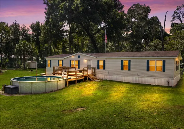 Manufactured home for sale at 1595 NE 182nd Place, CITRA, FL 32113 | MLS# OM731256