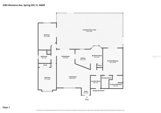 Photo 3 of Single family home for sale at 4382 Montano Ave, Spring Hill, FL 34609 | MLS# W7889007 | Listing updated on 2026-09-01