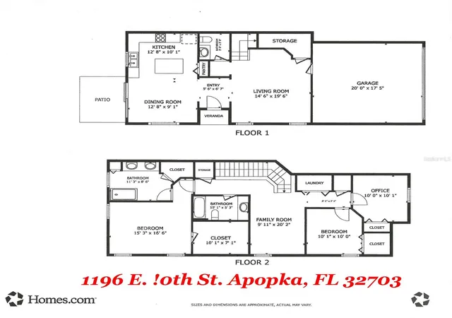 Photo 3 of Townhouse for sale at 1196 E 10th Street, Apopka, FL 32703 | MLS# O6437738 | Listing updated on 2026-10-04