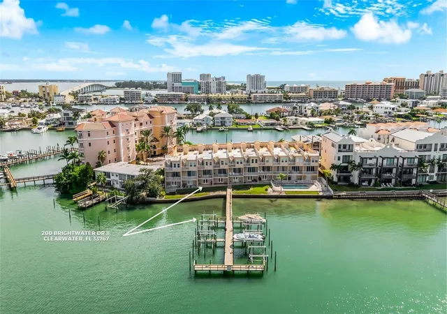 Photo 1 of Townhouse for sale at 200 Brightwater Dr #8, Clearwater Beach, FL 33767 | MLS# TB8544149 | Listing updated on 2026-09-21