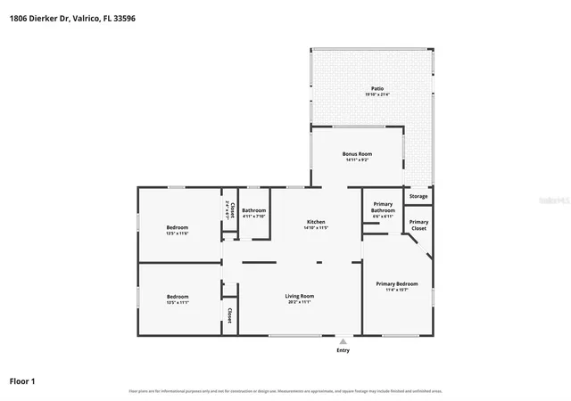 Photo 2 of Single family home for sale at 1806 Dierker Dr, Valrico, FL 33596 | MLS# TB8544951 | Listing updated on 2026-10-01