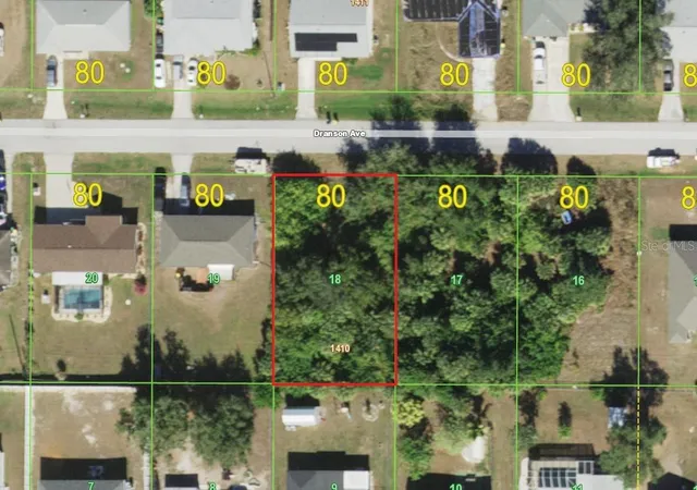 Photo 1 of Land for sale at 21495 Dranson Ave, Port Charlotte, FL 33952 | MLS# O6439151 | Listing updated on 2026-10-22