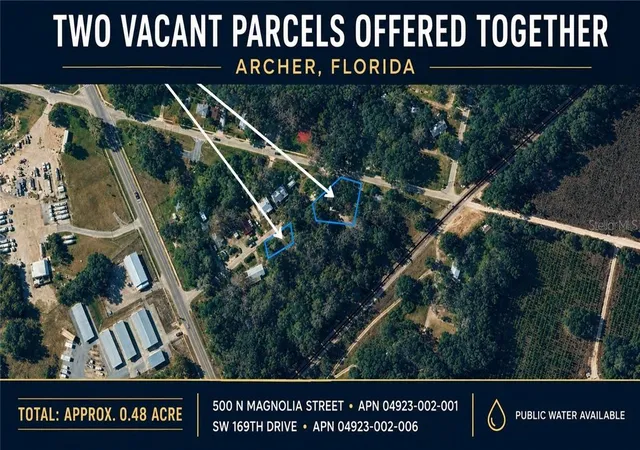 Photo 2 of Sale Pending at 500 N Magnolia Dr, Archer, FL 32618 | MLS# CC853469 | Listing updated on 2026-10-08