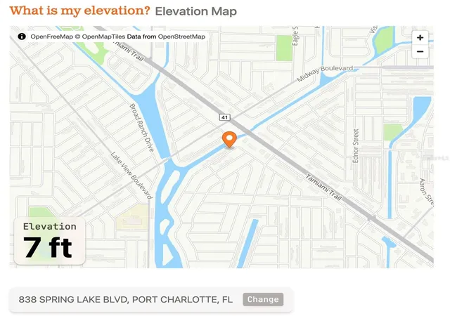 Photo 4 of Land for sale at 838 Spring Lake Blvd, Port Charlotte, FL 33952 | MLS# A4705213 | Listing updated on 2026-09-06