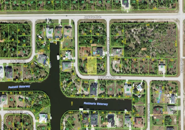 Photo 3 of Land for sale at 14298 Montmarte Ave, Port Charlotte, FL 33981 | MLS# A4705236 | Listing updated on 2026-09-08