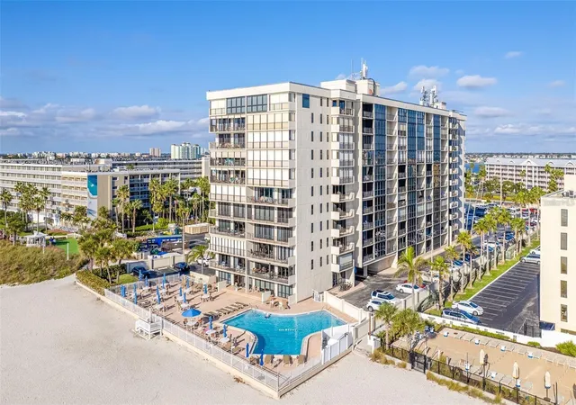 Listing Photo 1 - Condo for sale in building located at 5396 Gulf Blvd, St. Pete Beach, FL 33706 - Unit #909