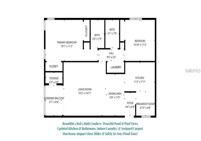 Listing Photo 3 - Condo for sale in building located at 2700 Nebraska Ave, PALM HARBOR, FL 34684 - Unit #5-205