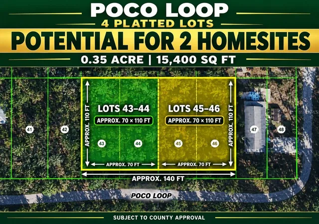 Photo 1 of Land for sale at Poco Loop, New Port Richey, FL 34654 | MLS# TB8546492 | Listing updated on 2026-10-06