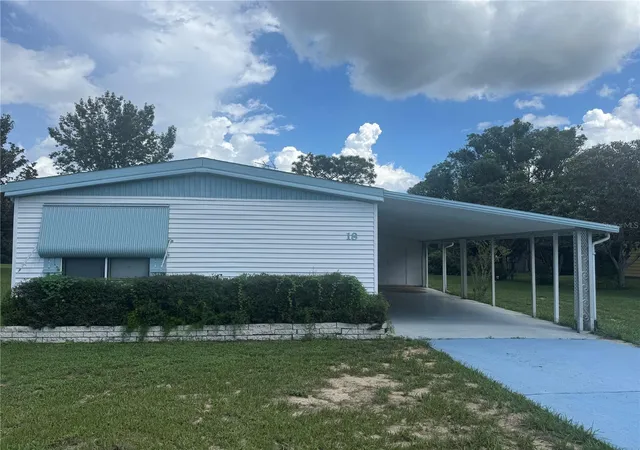 Photo 1 of Manufactured home for sale at 18 Bradford Blvd, Frostproof, FL 33843 | MLS# K4903776 | Listing updated on 2026-09-24