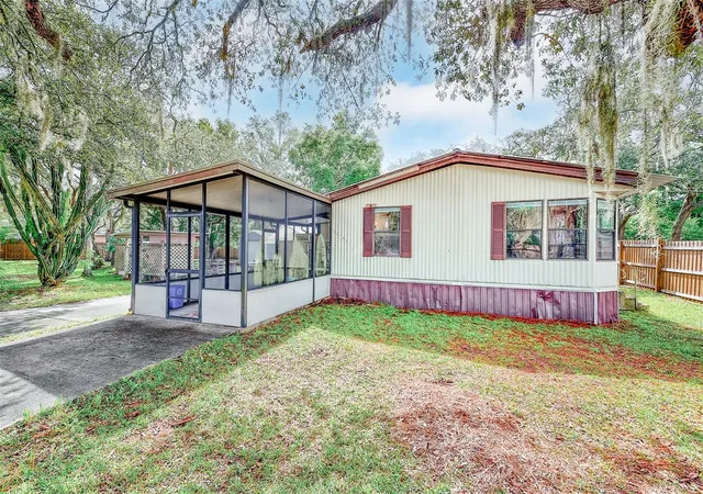 Photo 1 of Manufactured home for sale at 11704 Doaks St, New Port Richey, FL 34654 | MLS# TB8547522 | Listing updated on 2026-09-14
