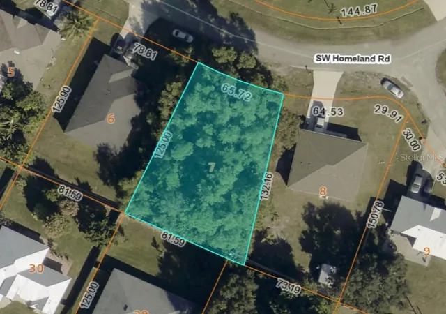 Photo 1 of Land for sale at 625 Sw Homeland Rd, Port Saint Lucie, FL 34953 | MLS# TB8547831 | Listing updated on 2026-09-12