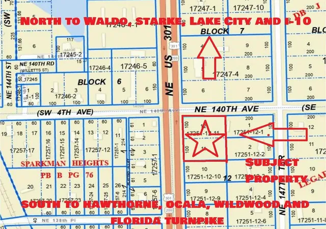 Photo 2 of Land for sale at Tbd Ne Us Hwy 301, Waldo, FL 32694 | MLS# GC543453 | Listing updated on 2026-10-01