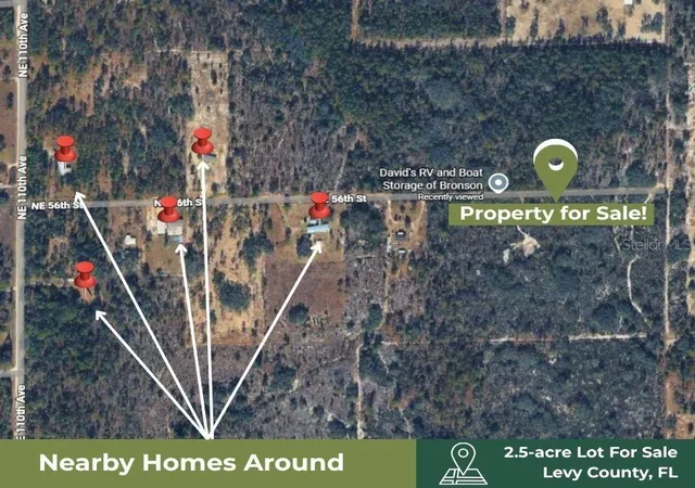 Photo 3 of Land for sale at Tbd NE 56th Street, Bronson, FL 32621 | MLS# CC854510 | Listing updated on 2026-10-08