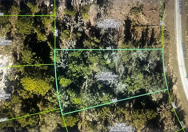 Photo 2 of Land for sale at 0 Crider Rd, Brooksville, FL 34614 | MLS# TB8548191 | Listing updated on 2026-09-21