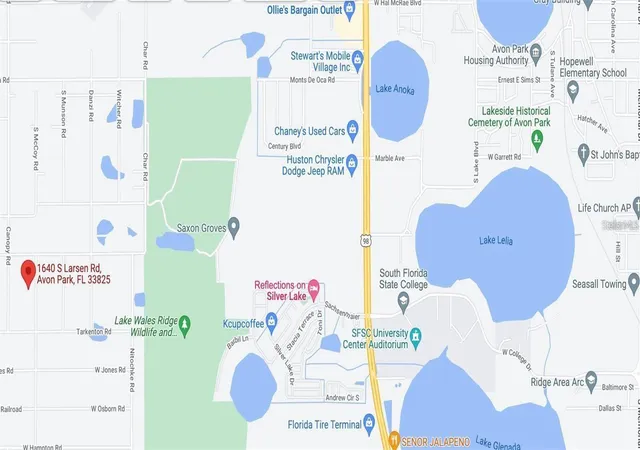 Land for sale at 1640 S Larsen Rd, AVON PARK, FL 33825 | MLS# GC543536