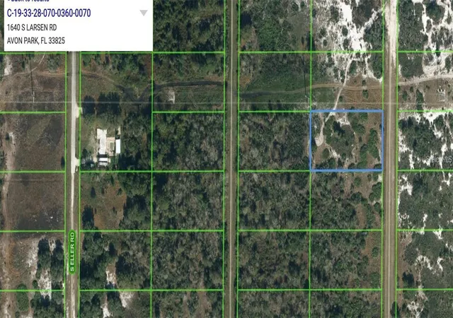 Photo 3 of Land for sale at 1640 S Larsen Rd, Avon Park, FL 33825 | MLS# GC543536 | Listing updated on 2026-10-08