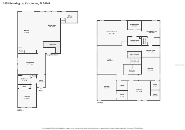 Photo 1 of Single family home for sale at 2478 Relaxing Ln, Kissimmee, FL 34744 | MLS# S5157639 | Listing updated on 2026-09-19