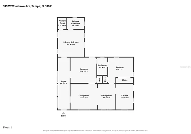 Photo 40 of Single family home for sale at 919 W Woodlawn Ave, TAMPA, FL 33603 | MLS# TB8548982 | Listing updated on 2026-09-30