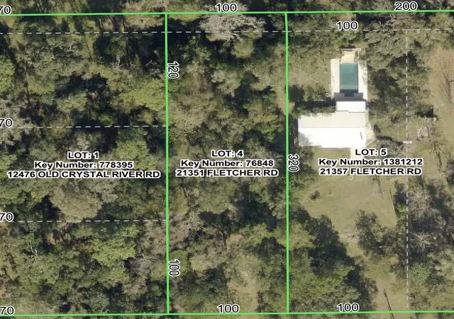 Land for sale at 21351 Fletcher Rd, BROOKSVILLE, FL 34601 | MLS# TB8549853