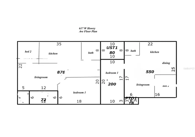 Photo 3 of Multi family home for sale at 617 W Howry Ave, Deland, FL 32720 | MLS# R4912033 | Listing updated on 2026-09-19