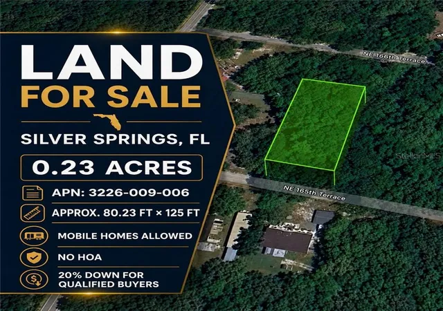 Land for sale at 0 165th Street, Silver Springs, FL 34488 | MLS# CC858038