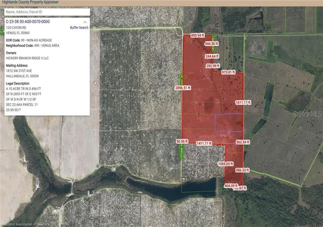 Photo 4 of Land for sale at 240 Devane Rd, Venus, FL 33960 | MLS# L4965185 | Listing updated on 2026-09-20