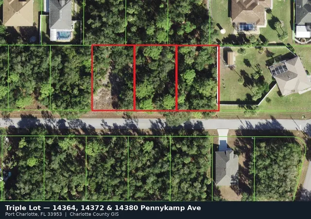 Photo 1 of Land for sale at 14372 Pennykamp Ave, Port Charlotte, FL 33953 | MLS# N6145843 | Listing updated on 2026-10-23