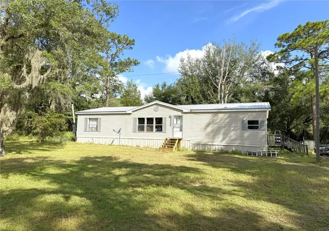 Photo 1 of Manufactured home for sale at 12451 Ne 15th Street, Williston, FL 32696 | MLS# OM732623 | Listing updated on 2026-09-26