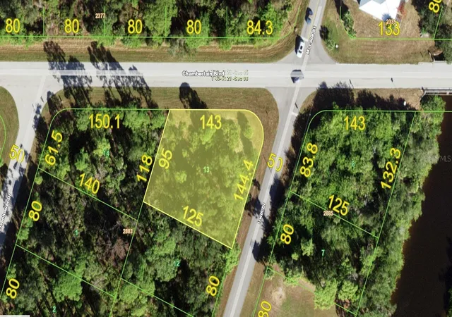 Photo 1 of Land for sale at 13361 Chamberlain Blvd, Port Charlotte, FL 33953 | MLS# A4706816 | Listing updated on 2026-10-24