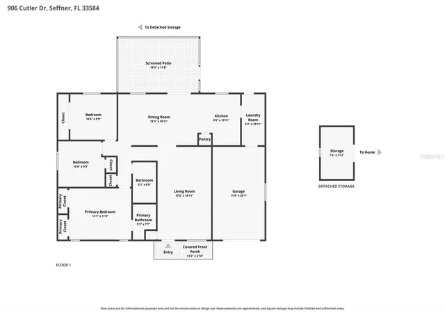 Photo 2 of Single family home for sale at 906 Cutler Dr, Seffner, FL 33584 | MLS# TB8551000 | Listing updated on 2026-09-23