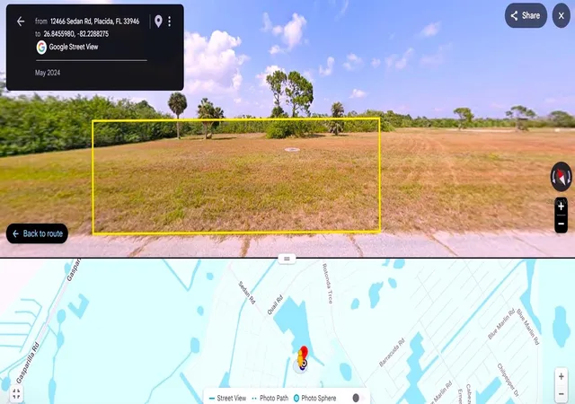 Photo 2 of Land for sale at 12466 Sedan Rd, Placida, FL 33946 | MLS# D6148882 | Listing updated on 2026-10-07