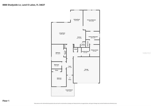 Photo 3 of Single family home for sale at 8888 Shadyside Ln, Land O Lakes, FL 34637 | MLS# TB8551768 | Listing updated on 2026-10-03