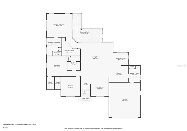 Photo 2 of Single family home for sale at 34 Ocean Pines Dr, Ormond Beach, FL 32174 | MLS# V4951468 | Listing updated on 2026-09-28