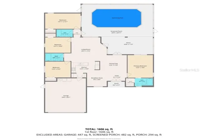 Photo 3 of Single family home for sale at 1298 N Timucuan Trl, Inverness, FL 34453 | MLS# OM732865 | Listing updated on 2026-09-25