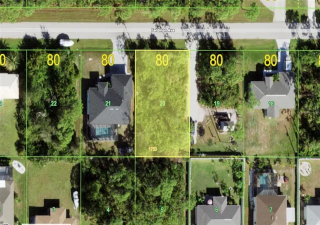 Photo 1 of Land for sale at 13041 Feldman Ave, Port Charlotte, FL 33981 | MLS# A4707373 | Listing updated on 2026-09-25