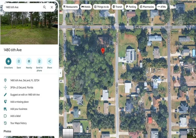 Photo 2 of Land for sale at 1480 6th Avenue, Deland, FL 32724 | MLS# O6444849 | Listing updated on 2026-10-05