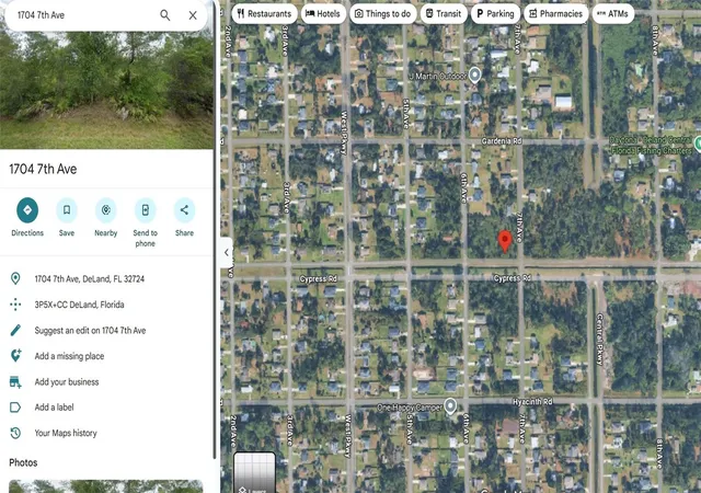Land for sale at 1704 7th Avenue, DELAND, FL 32724 | MLS# O6445052