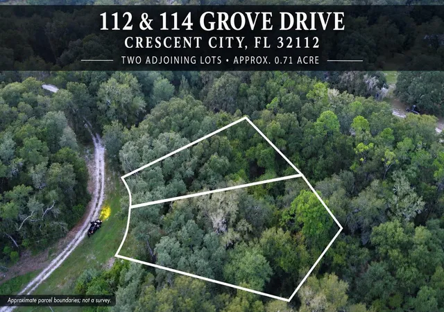 Land for sale at 112 & 114 Grv Dr, CRESCENT CITY, FL 32112 | MLS# TB8552470