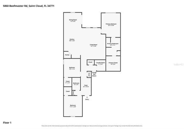 Photo 2 of Single family home for sale at 5860 Beefmaster Rd, Saint Cloud, FL 34771 | MLS# S5158387 | Listing updated on 2026-10-26