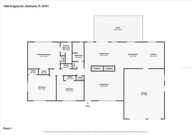 Photo 3 of Single family home for sale at 1060 Gregory Dr, Maitland, FL 32751 | MLS# O6445281 | Listing updated on 2026-10-06