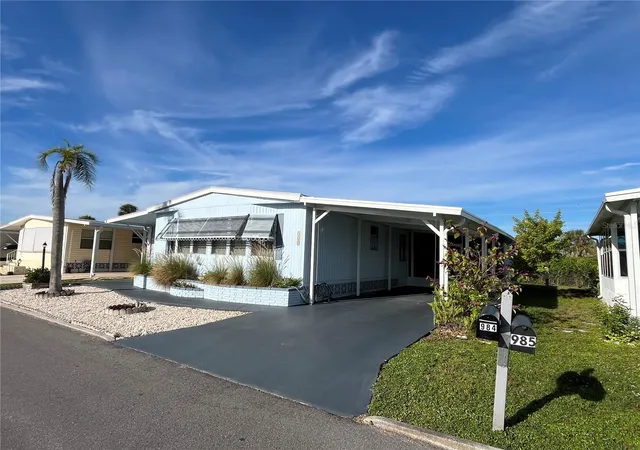 Photo 1 of Manufactured home for sale at 984 Jolanda Cir, Venice, FL 34285 | MLS# N6145955 | Listing updated on 2026-09-28