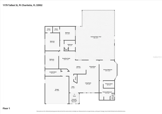 Photo 4 of Single family home for sale at 1179 Talbot St, Port Charlotte, FL 33952 | MLS# C7531361 | Listing updated on 2026-10-06