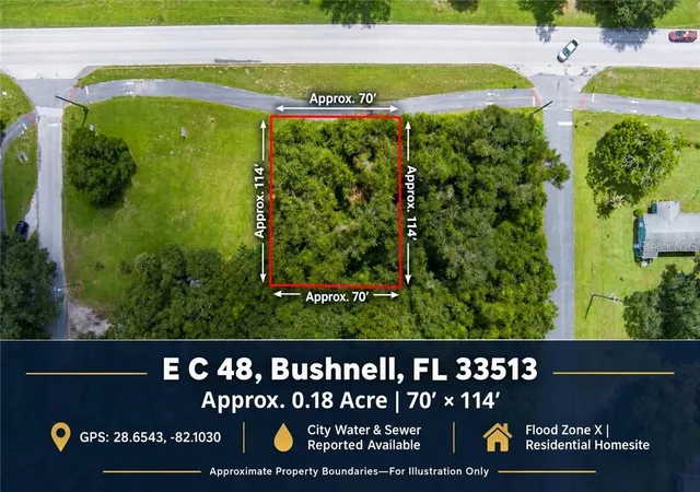 Photo 1 of Land for sale at 0 E C 48, Bushnell, FL 33513 | MLS# CC858283 | Listing updated on 2026-10-08
