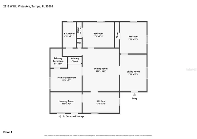 Photo 2 of Single family home for sale at 2313 W Rio Vista Ave, Tampa, FL 33603 | MLS# TB8553711 | Listing updated on 2026-10-02