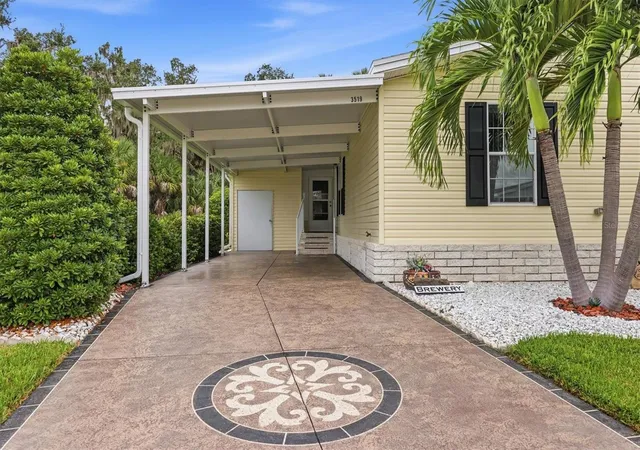 Manufactured home for sale at 3519 70th Avenue E, ELLENTON, FL 34222 | MLS# A4708029