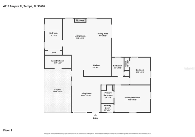 Photo 3 of Single family home for sale at 4218 Empire Pl, Tampa, FL 33610 | MLS# TB8554187 | Listing updated on 2026-10-02