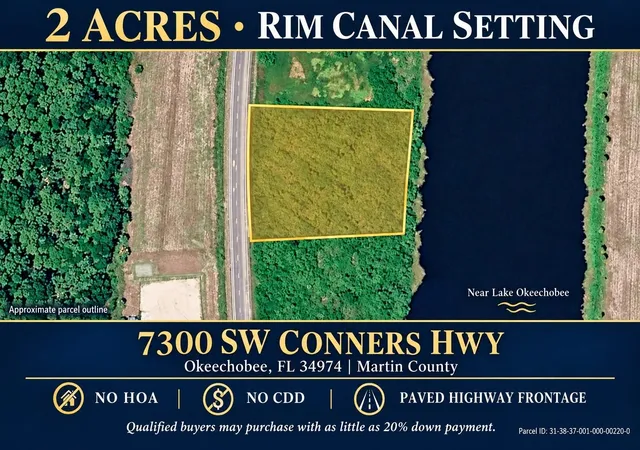 Photo 3 of Land for sale at 7300 SW Conners Hwy, Okeechobee, FL 34974 | MLS# TB8554502 | Listing updated on 2026-10-03