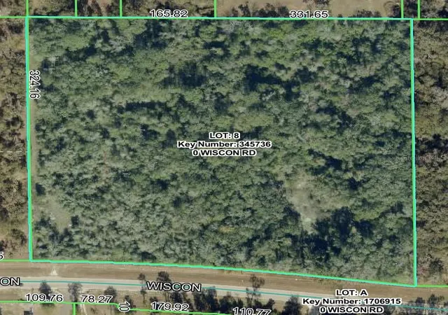 Land for sale at 0 Wiscon Rd, BROOKSVILLE, FL 34601 | MLS# W7890047
