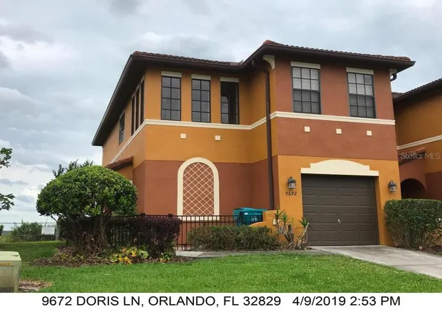 Photo 1 of Townhouse for sale at 9672 Doris Ln, Orlando, FL 32829 | MLS# A4708513 | Listing updated on 2026-10-07